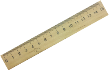 Лінійка дерев'яна 15 см MIZAR, шовкографія придбати в інтернет-магазині  OfficeTime: ціни, відгуки, фото, характеристики